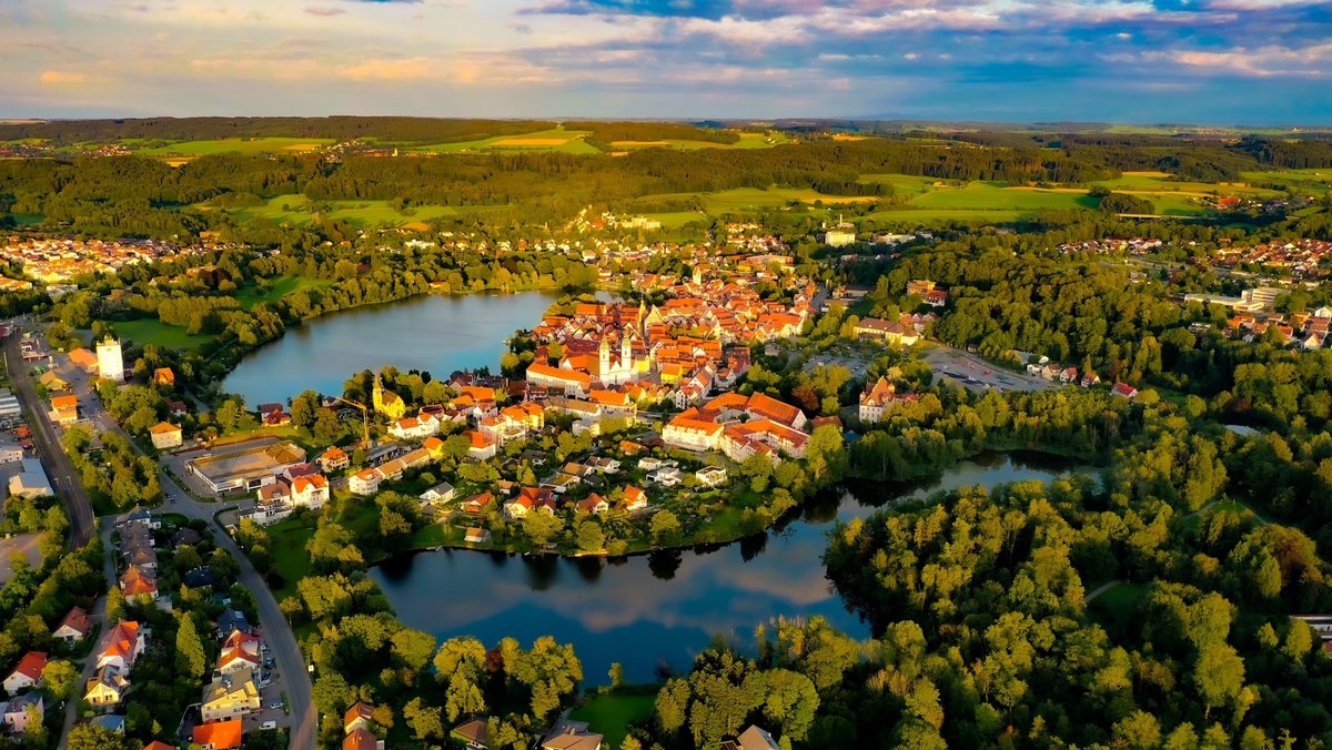 Luftaufnahme Stadt- & Schlosssee