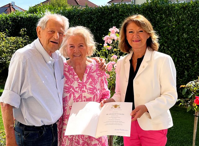 Marie-Luise von Wuthenau feierte ihren 90. Geburtstag